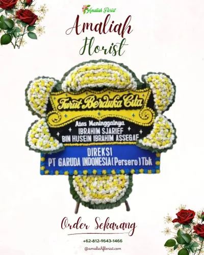 Papan Bunga Duka di Giling